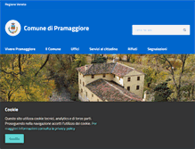 Tablet Screenshot of comune.pramaggiore.ve.it